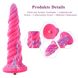 Фантазійний фалоімітатор 10.12″ для секс-машин Hismith Silicone Dildo rose Monster Series, KlicLok - 2