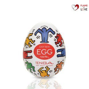 Мастурбатор-яйце Tenga Keith Haring Egg Dance