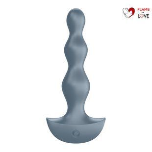 Анальний стимулятор-намистини з двома моторами Satisfyer Lolli-Plug 2 ice blue