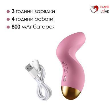 Вакуумний кліторальний стимулятор Svakom Pulse Pure Pale Pink, 5 режимів, 5 інтенсивностей у кожному