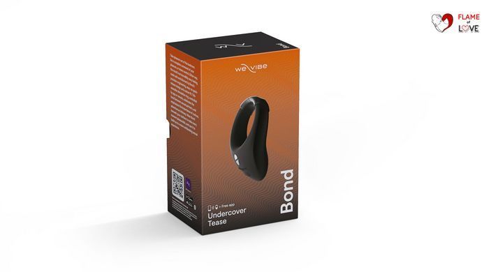 Ерекційне смарт-віброкільце під одяг We-Vibe Bond з регулюванням розміру, стимуляція промежини