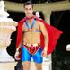 Чоловічий еротичний костюм супермена "Готовий на все Стів" One Size: плащ, портупея, шорти, манжети - 1