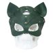 Преміум маска кішечки LOVECRAFT, натуральна шкіра, зелена, подарункова упаковка - 4