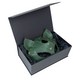 Преміум маска кішечки LOVECRAFT, натуральна шкіра, зелена, подарункова упаковка - 6