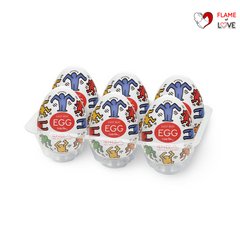 Набір мастурбаторів-яєць Tenga Keith Haring Egg Dance (6 яєць)