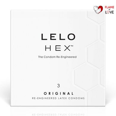 Презервативи LELO HEX Condoms Original, тонкі та суперміцні