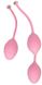 Розкішні вагінальні кульки PILLOW TALK - Frisky Pink з кристалом, діаметр 3,2 см, вага 49-75гр - 1