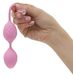 Розкішні вагінальні кульки PILLOW TALK - Frisky Pink з кристалом, діаметр 3,2 см, вага 49-75гр - 2