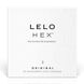 Презервативи LELO HEX Condoms Original, тонкі та суперміцні - 1
