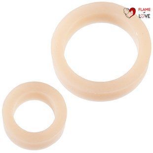 Набір ерекційних кілець Doc Johnson Platinum Premium Silicone &mdash; The C-Rings &mdash; White