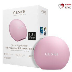 Пристрій для збільшення обʼєму губ GESKE Lip Volumizer&Booster 4в1 Small pink, One Size