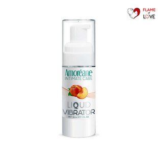 Лубрикант з ефектом вібрації Amoreane Med Liquid Vibrator Peach (30 мл)