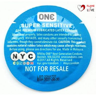 Презервативи One Super Sensitive NYC, 5 штук