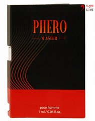 Парфумована вода з феромонами чоловічі PHERO Master, 1 ml