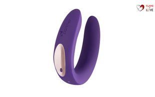 Вібратор для пар Satisfyer Double Plus з двома моторчиками