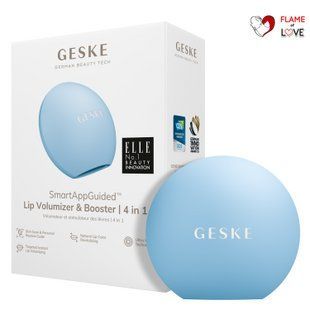 Пристрій для збільшення обʼєму губ GESKE Lip Volumizer&Booster 4в1 Small aquamarine, One Size