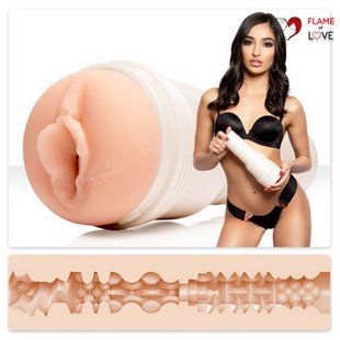 Мастурбатор Fleshlight Girls: Emily Willis - Squirt, зі зліпка вагіни, дуже ніжний