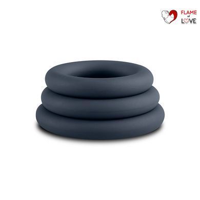 Набір із трьох ерекційних кілець Boners Boners 3-Piece Cock Ring Set