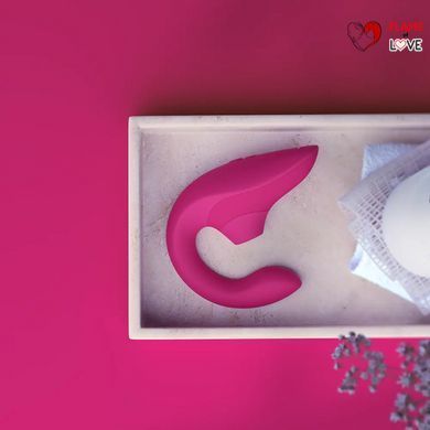 Стимулятор точки G та клітора Womanizer Blend Rose вакуум і вібрація, ніжно-рожевий