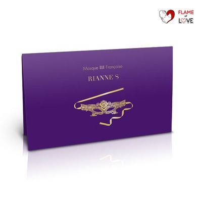 Ажурна маска на обличчя RIANNE S - Masque III зі стрічками-зав'язками