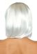 Перука, що світиться в темряві Leg Avenue Pearl short natural bob wig White, коротка, перлинна, 33 с - 4