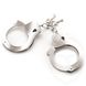 Металеві наручники " ти. Мій.", Сріблястий - 1