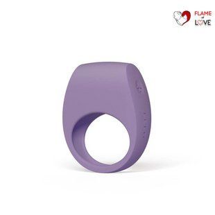 Ерекційне кільце з вібрацією LELO Tor 3 Violet Dusk, керування зі смартфона