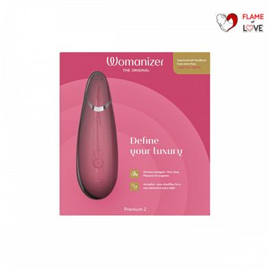Вакуумний кліторальний стимулятор Womanizer Premium 2 Respberry