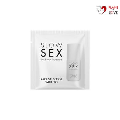Пробник Bijoux Indiscrets Sachette Arousal CBD - SLOW SEX