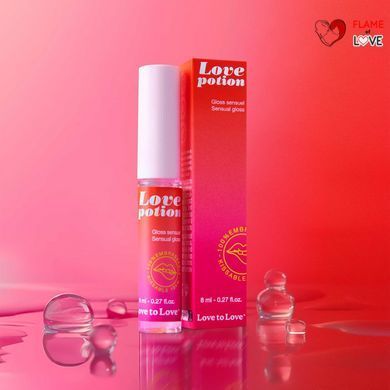 Стимулювальний блиск для губ Love To Love Love Potion - Gloss Sensuel 8 мл