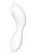 Вакуумний смарт-стимулятор із вібрацією Satisfyer Curvy Trinity 5 (White), керування зі смартфона - 4