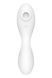 Вакуумний смарт-стимулятор із вібрацією Satisfyer Curvy Trinity 5 (White), керування зі смартфона - 2
