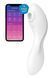 Вакуумний смарт-стимулятор із вібрацією Satisfyer Curvy Trinity 5 (White), керування зі смартфона - 1