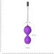 Вагінальні кульки з вібрацією Adrien Lastic Kegel Vibe Purple, діаметр 3,7 см - 1