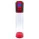 Автоматична вакуумна помпа Men Powerup Passion Pump Red, LED-табло, перезаряджувана, 8 режимів - 1
