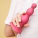 Насадка для страпона Strap-On-Me Dildo Plug Beads Framboise Metallic XL - 5