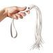 Батіг Flogger Art of Sex, Білий - 3
