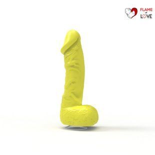 Мило у формі пеніса Pure Bliss BIG Yellow, крафтове мило-член, натуральне