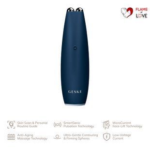Мікрострумова ручка для підтяжки шкіри обличчя GESKE MicroCurrent Face-Lift Pen 6в1 midnight, One Size