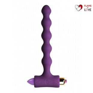 Анальний вібростимулятор Rocks-Off Petite Sensations Pearls Purple