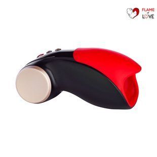 Мастурбатор для головки пеніса Fun Factory COBRA LIBRE II black/red, 2 мотори, гра без рук