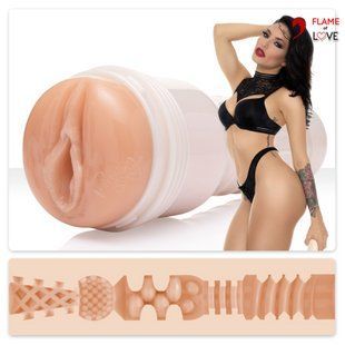 Мастурбатор Fleshlight Girls: Kissa Sins - Insatiable, зі зліпка вагіни, дуже ніжний