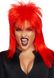 Перука рок-зірки Leg Avenue Unisex rockstar wig Red, унісекс, 53 см - 1