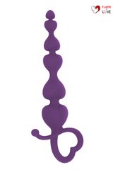 Анальні буси MAI Attraction Toys №79 Purple, довжина 18см, діаметр 3,1см