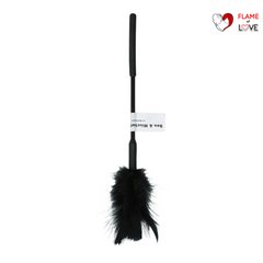 Метелочка-щекоталка Sex And Mischief - Feather Ticklers 7 inch Black, натуральные перья и пух