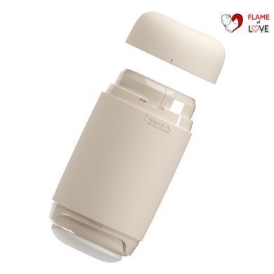Мастурбатор TENGA PUFFY LATTE BROWN, ультрам&rsquo;який матеріал, багаторазовий, наскрізний