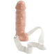 Фалопротез Doc Johnson Strappy Penis-Hard On Cock 7 inch, зовн. діам. 4,7 см, внутр. діам. 3,9 см - 1