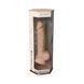 Фалоімітатор з вібрацією SilexD Vetus Vibro Flesh (MODEL 1 size 8in) + LRS, двошаровий, діам. 4,2 см - 8