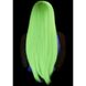 Перука пряма довга Leg Avenue, салатова, світиться в ультрафіолеті, 84 см, розмір O/S - 5