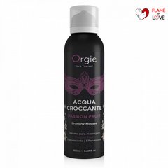 Шипуча зволожуюча пінка для масажу Acqua Crocante, 150мл. аромат: маракуйя ORGIE